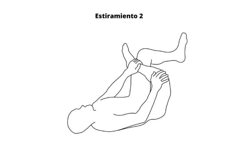 estiramiento del piriforme para aliviar la ciática